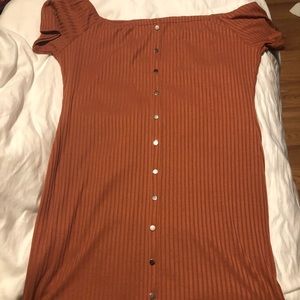 Off the shoulder bodycon dress